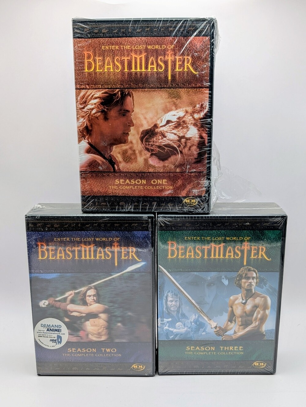 Beastmaster Seasons 1 2 3 DVD Box Sets New Sealed Daniel Goddard ADV Films